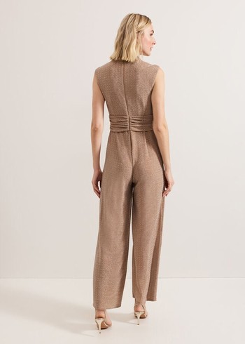 Phase Eight Brea Jumpsuit Beige Canada | OSKLHU-274